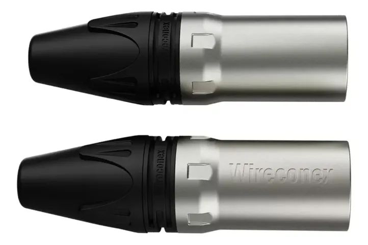 Plug Wireconex Macho Linha Wc 1013 Ml Bk Ni Xlr - Foto 2