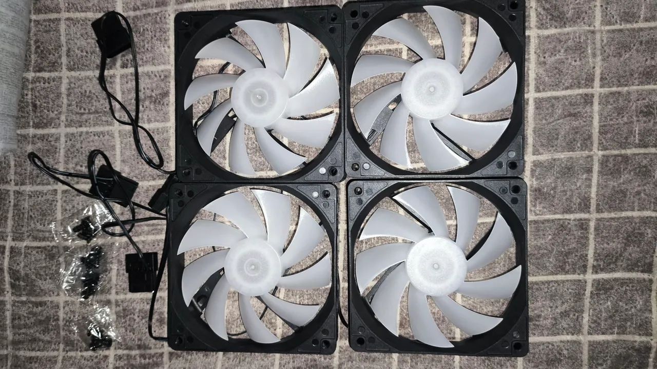 4 Fans Rgb 12v
