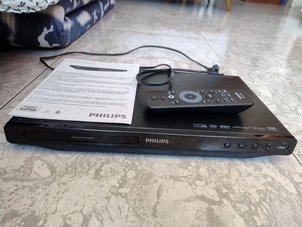 DVD Philips DVP3820K (precisa trocar a placa)