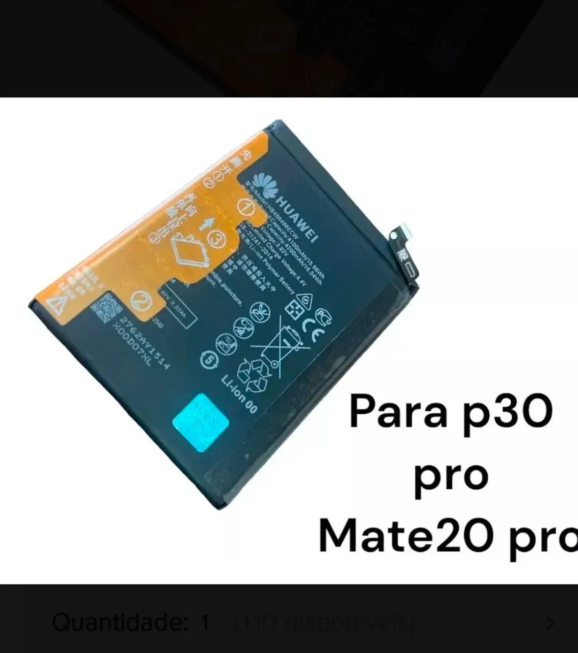 Bateria huawei p 30 pro - Foto 2