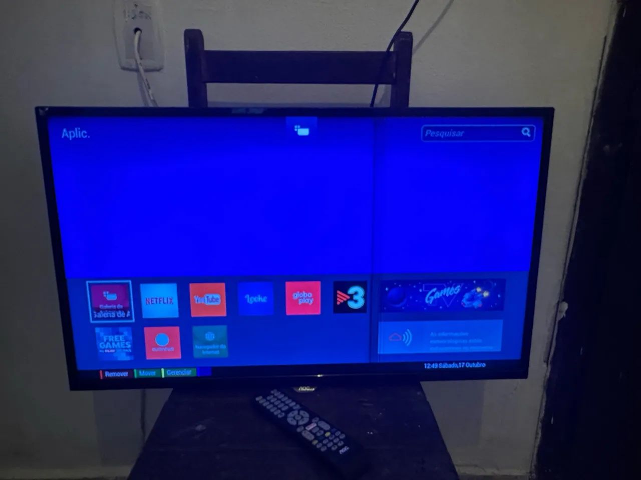 Smart TV AOC 32 polegadas - funcionando normalmente - Foto 3