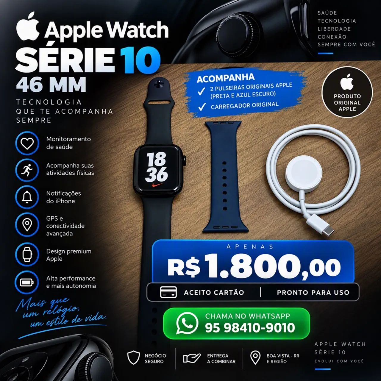 Apple Watch série 10 - Foto 2