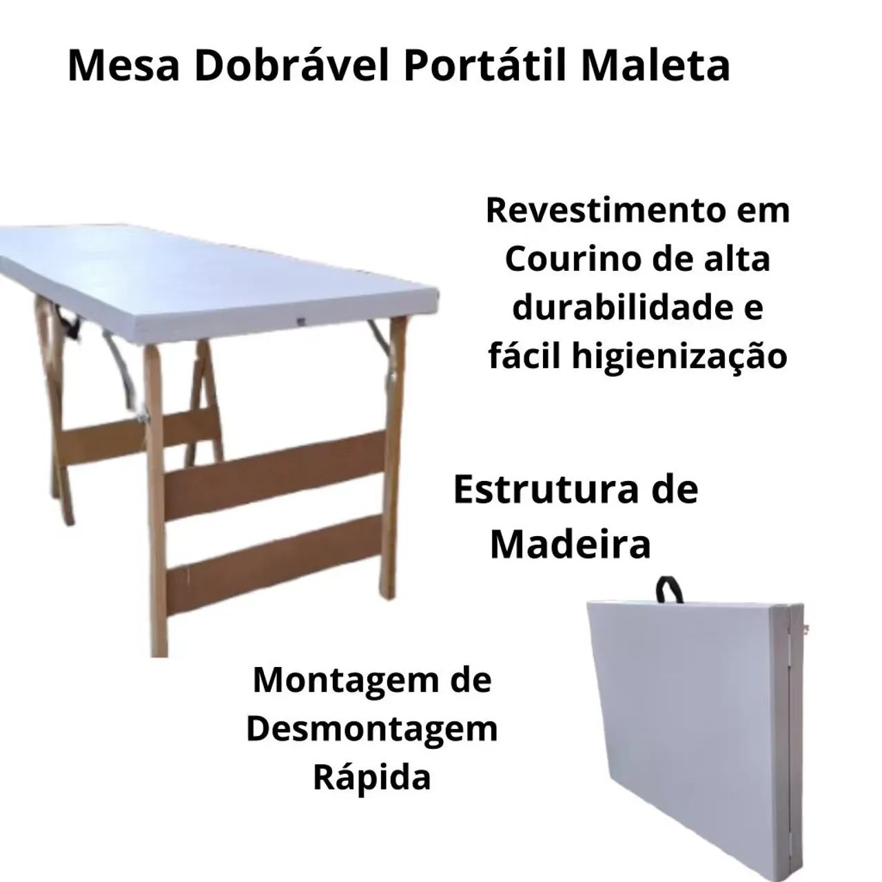 Vendo mesa/maca dobrável  - Foto 4