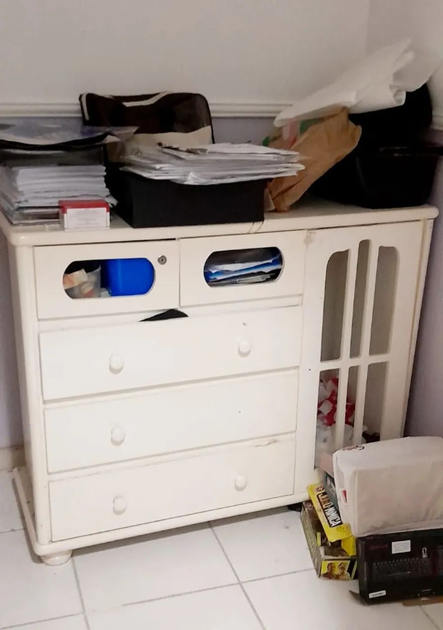 CÔMODA USADA PARA QUARTO INFANTIL