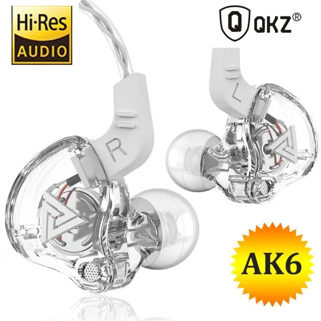 Fone QKZ AK6 com Microfone Integrado Original