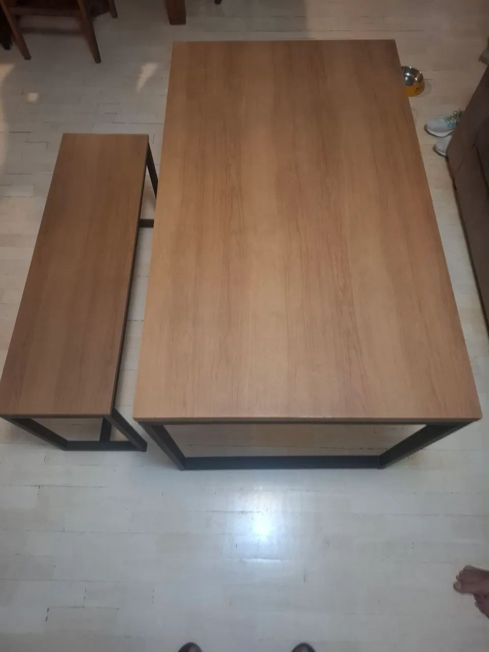 Vendo conjunto de mesa e banco de jantar - Foto 4