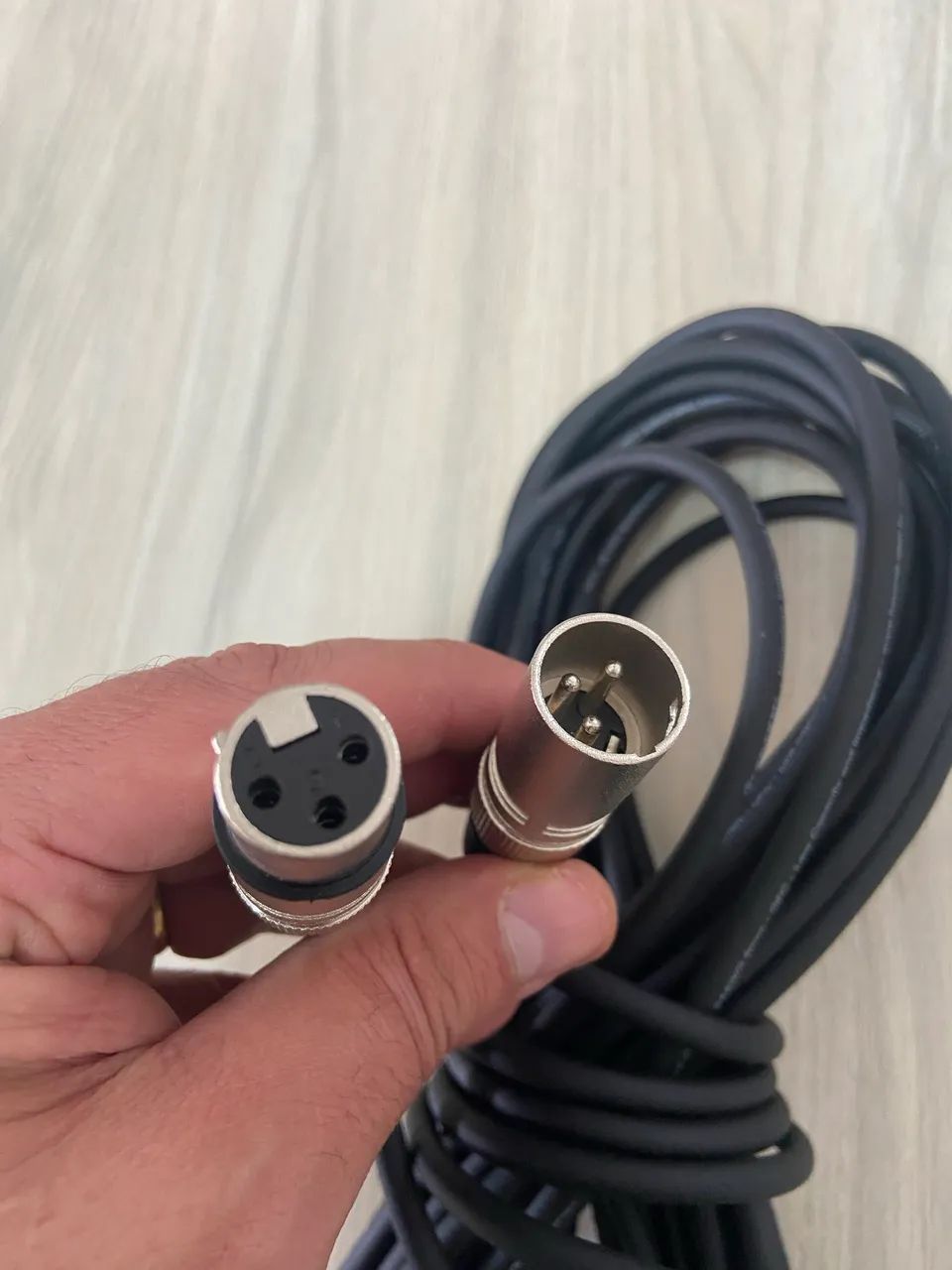 Cabo microfone XLR 10m - Foto 3