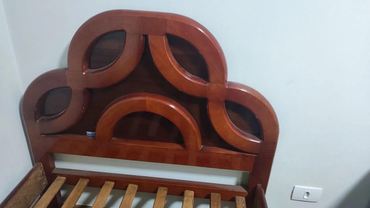 Cama de solteiro de madeira  - Foto 3
