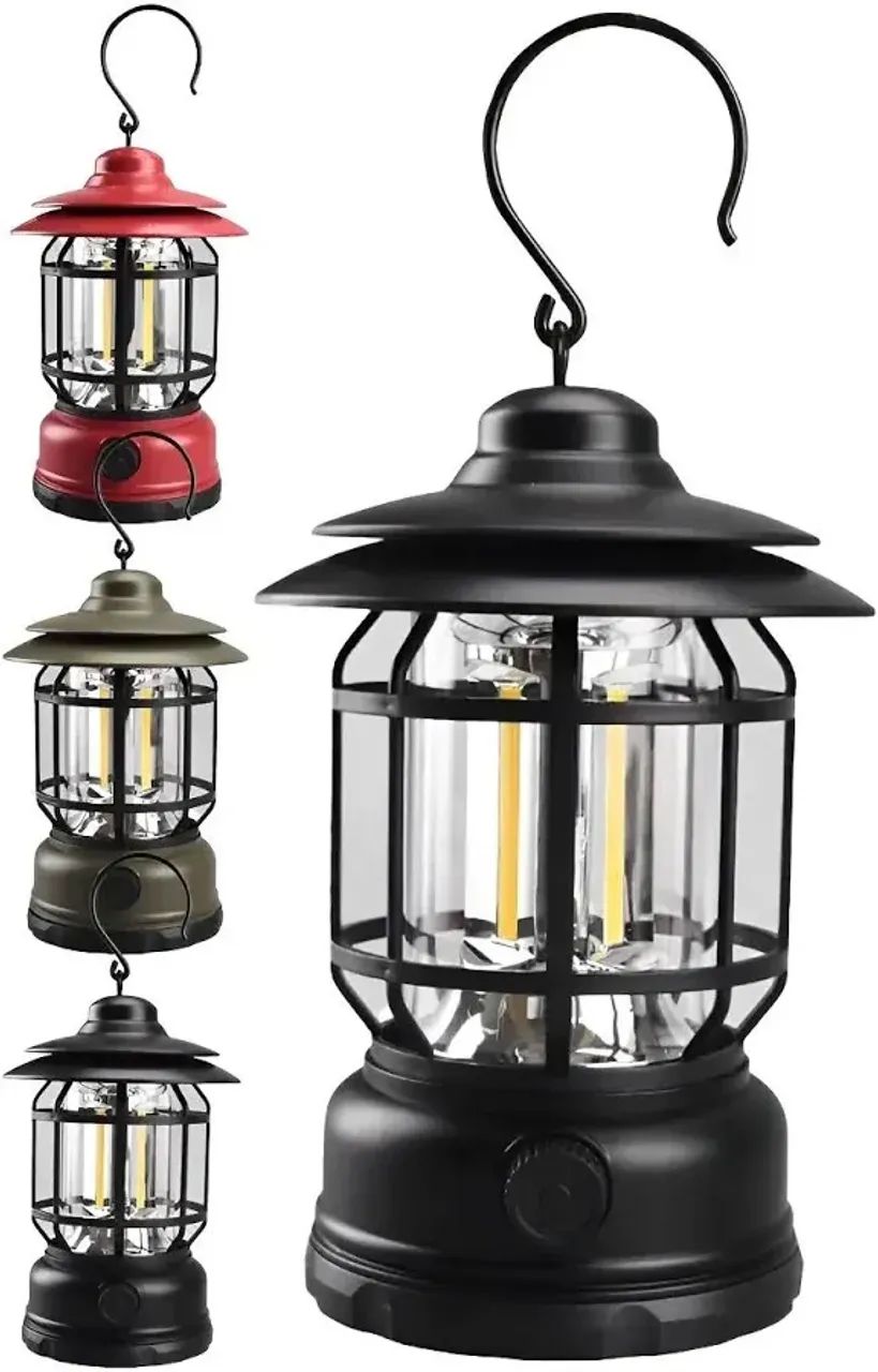 lampada de acampamento