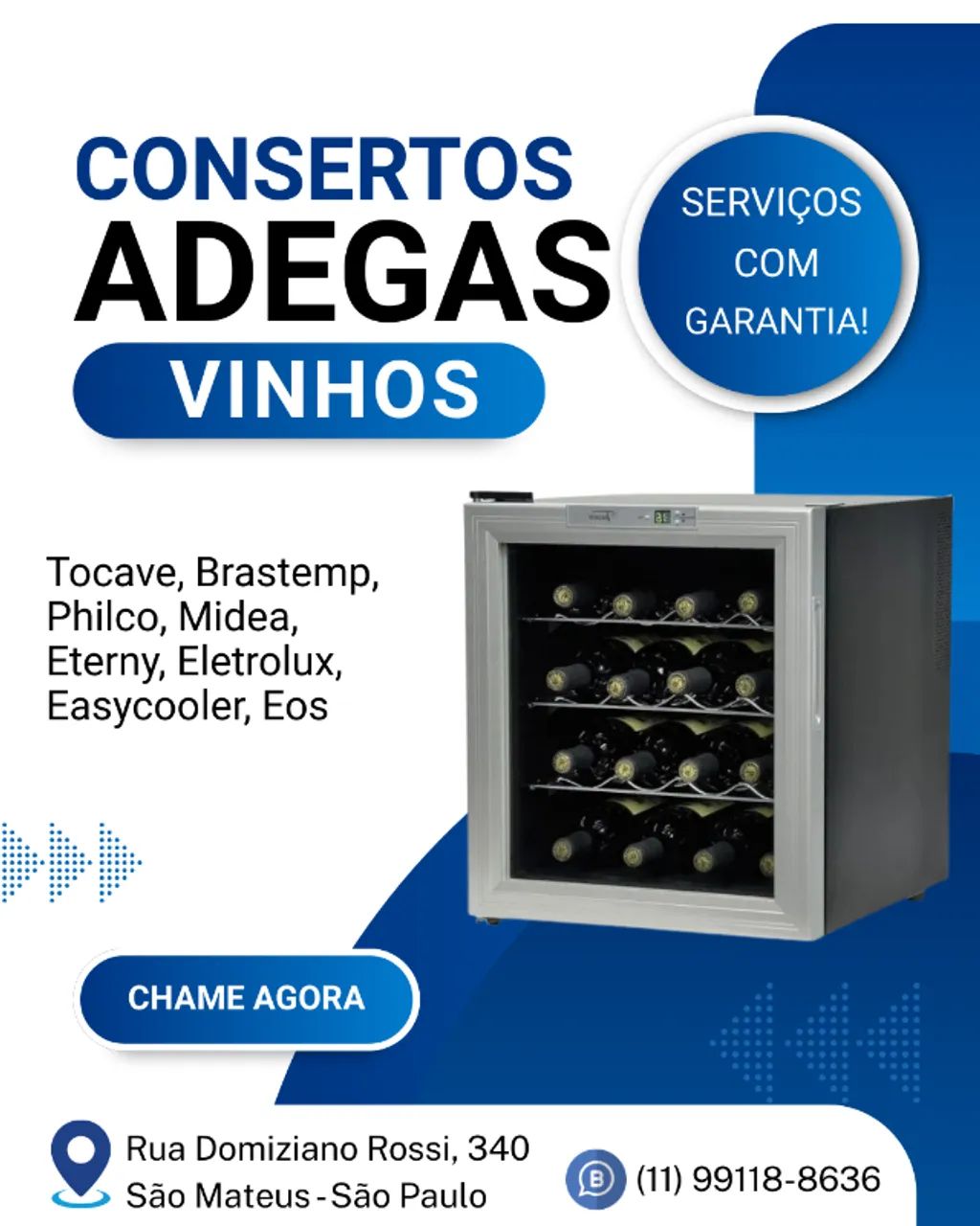 Conserto de Adegas Climatizadas para Vinnho