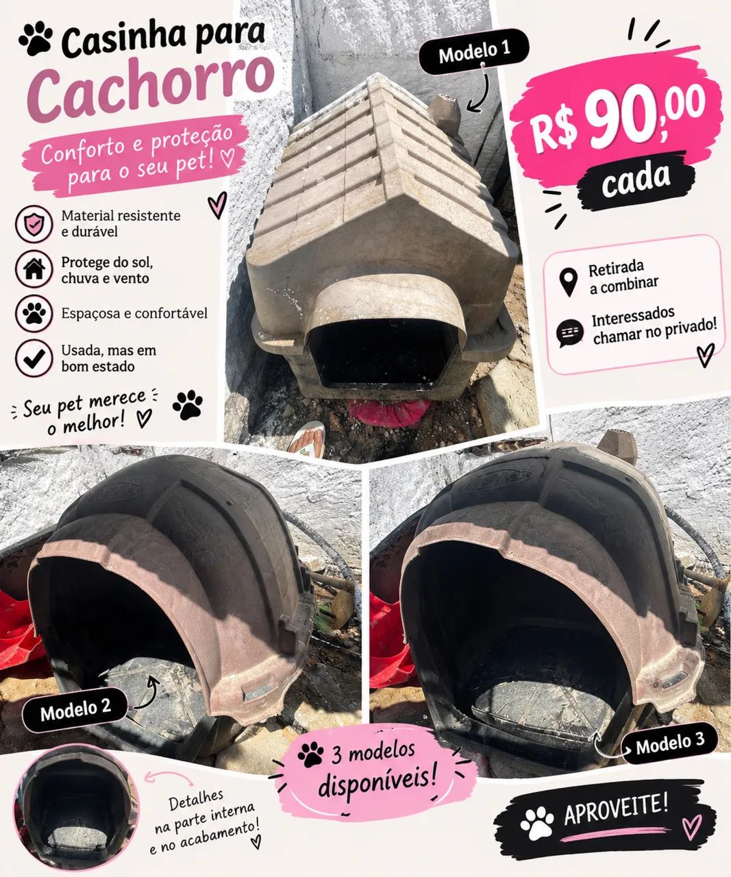 Casa pra cachorro 
