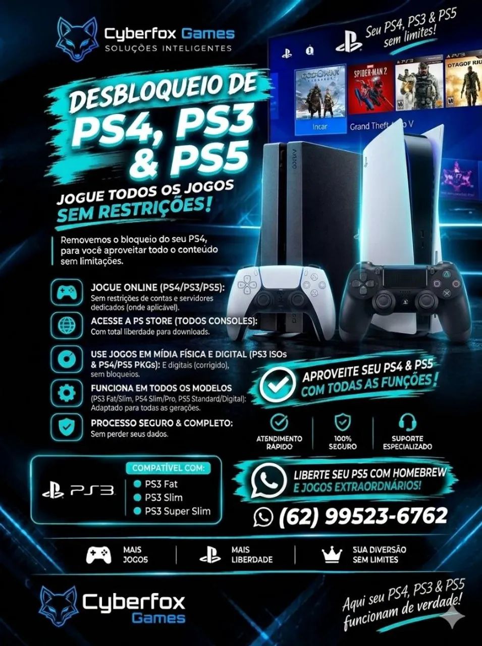 PS4 parcelo até 12 x