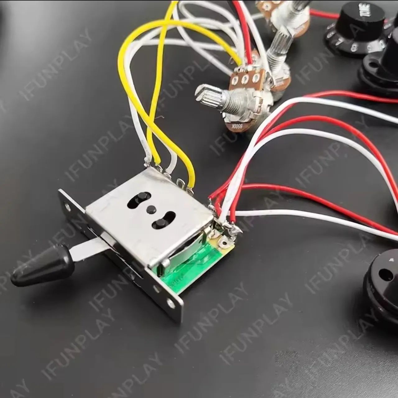 Kit Circuito Elétrico Guitarra Stratocaster SSS - Foto 3