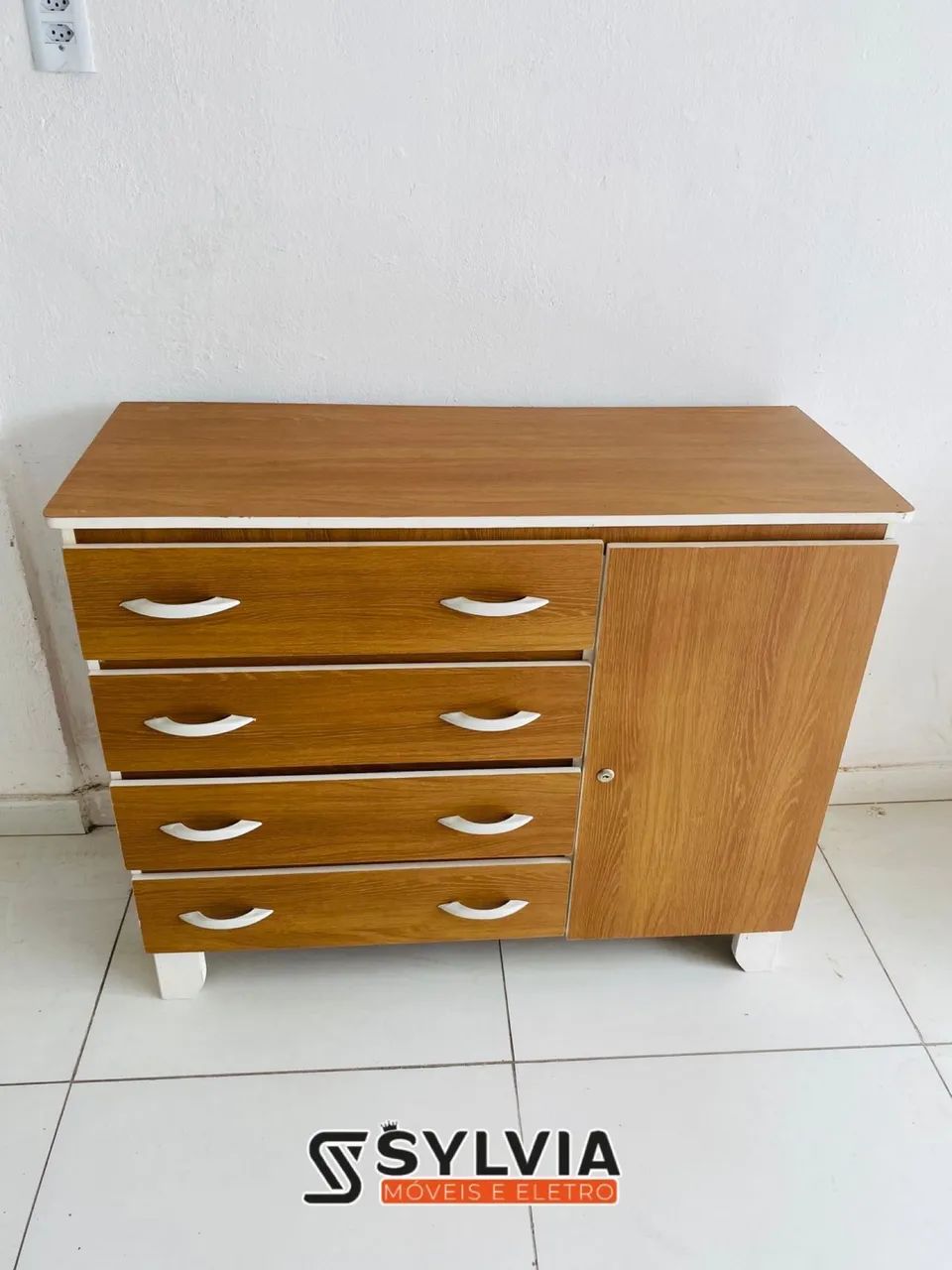 CÔMODA 4 GAVETAS COM SAPATEIRA  - Foto 4