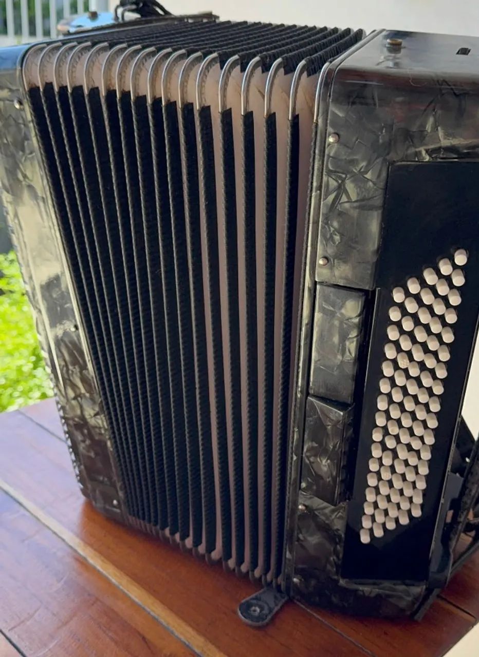 Acordeon Michael 80 Baixos com Case e Alças - Foto 3