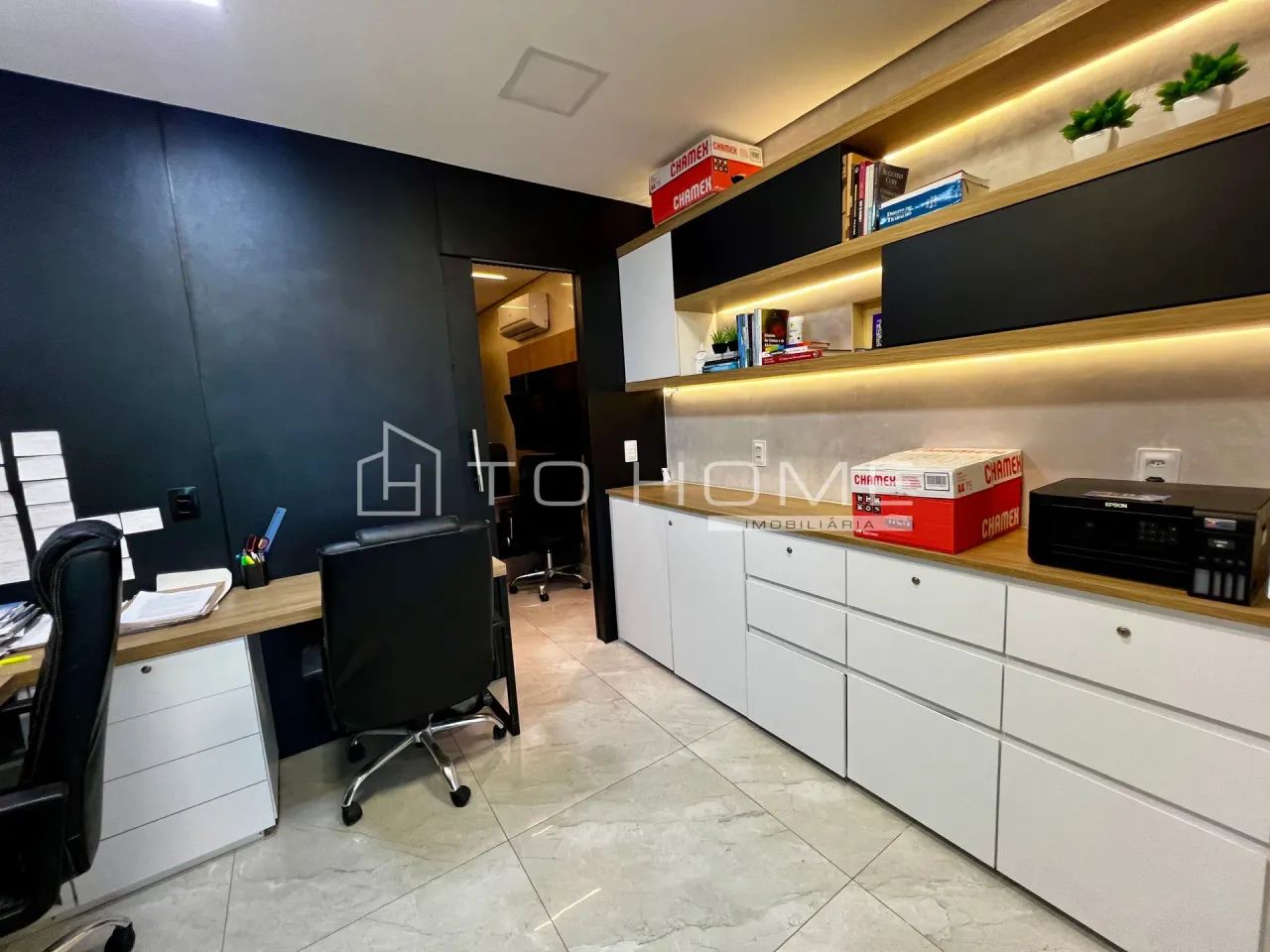 SALA COMERCIAL A VENDA NO CAMBEBA PORTEIRA FECHADA COM 26M TODA MOBILIADA - Foto 5