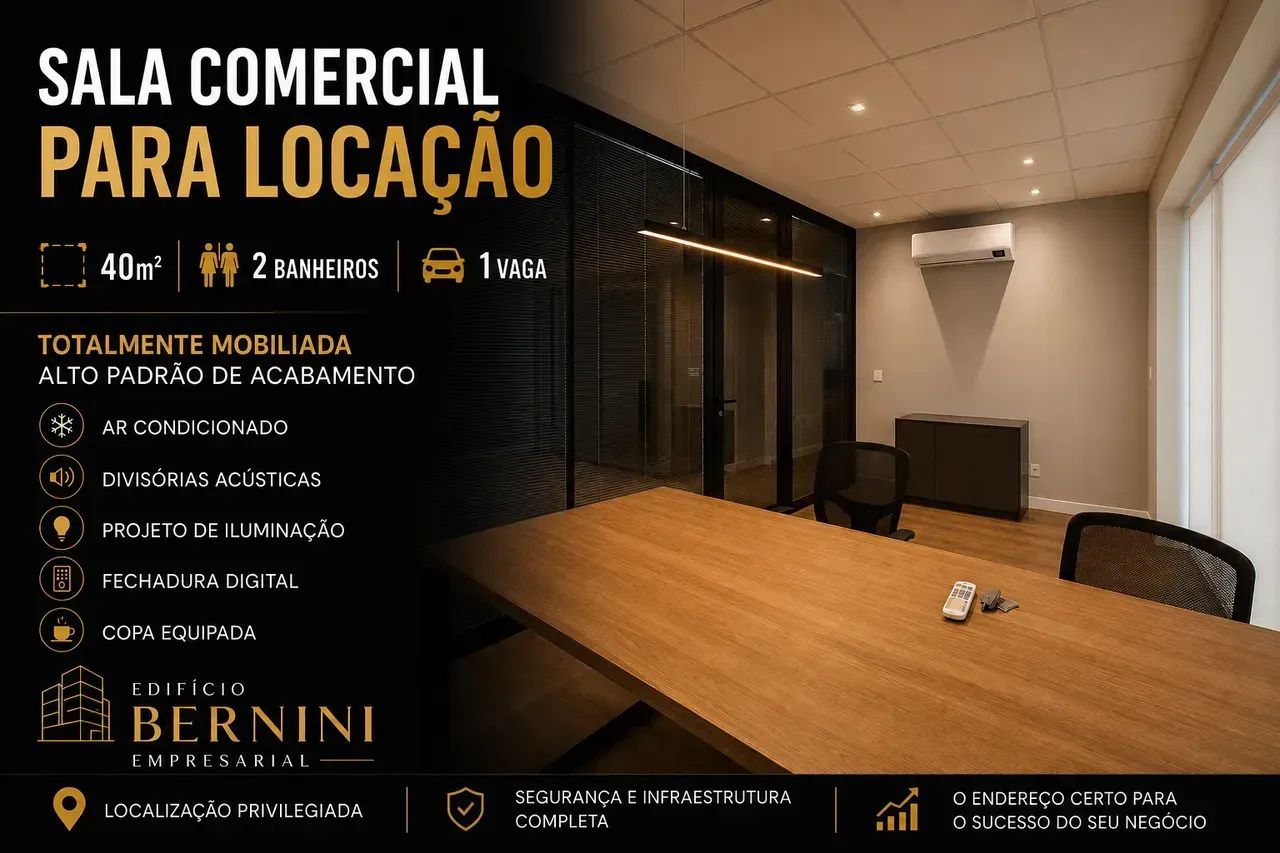 Sala Comercial para locação  40 m²  Mobiliada - Mooca - São Paulo - SP