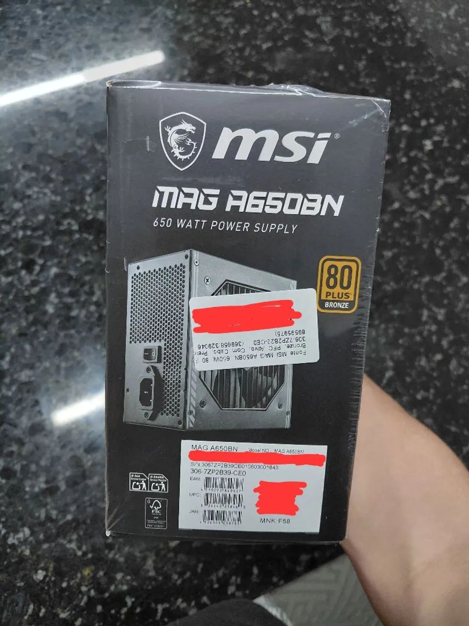Fonte MSI MAG A650BN 650W  - Foto 4