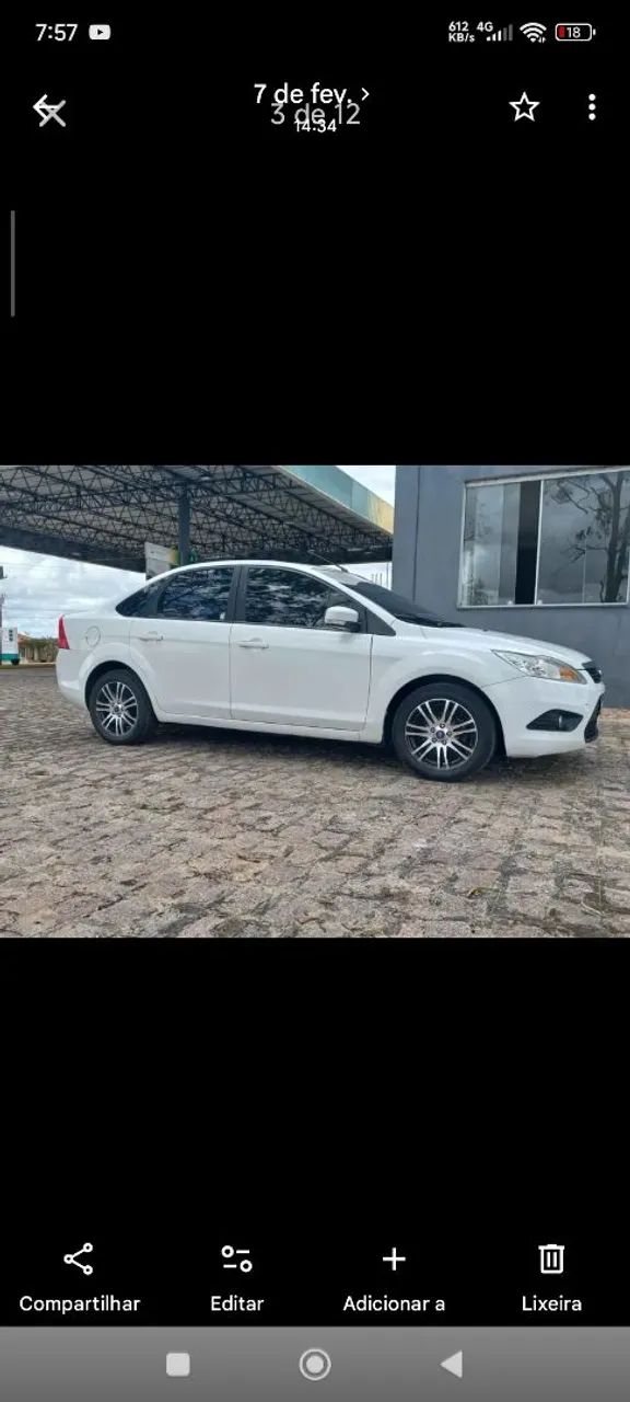 Ford Focus Focus Sedan 1.6/1.6 Flex 8V/16V 4p Mec. 2012
