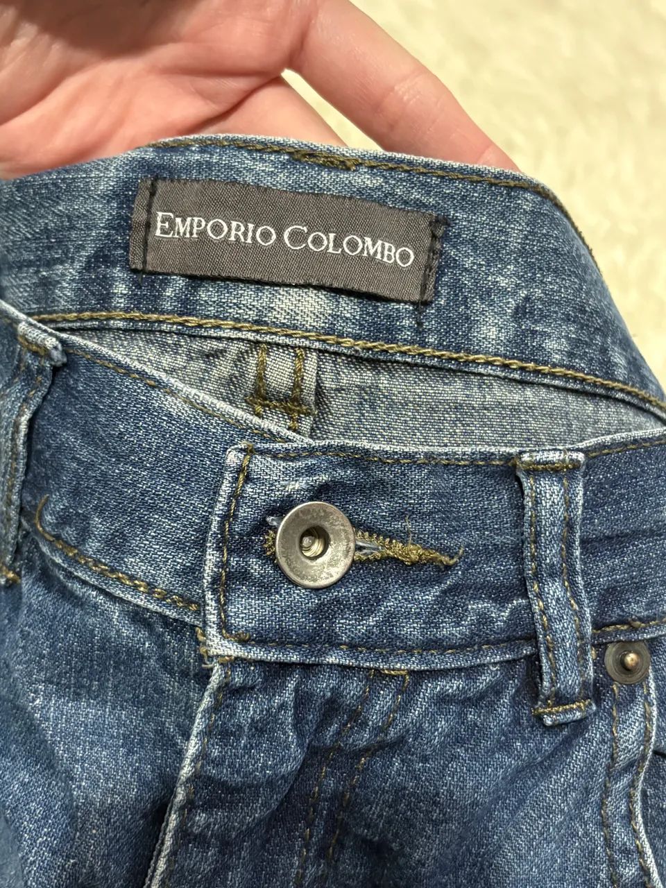 Calça Jeans Usada Masculina Azul Jeans Colombo - Foto 4