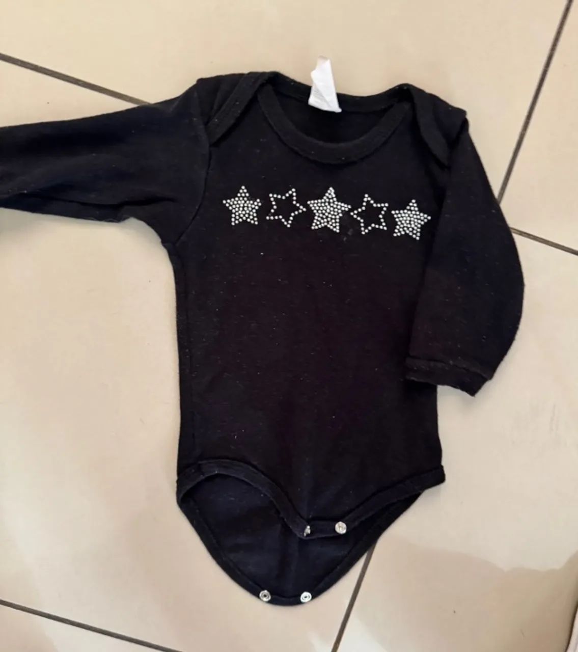 blusinha para bebe com detalhes brilhoso 