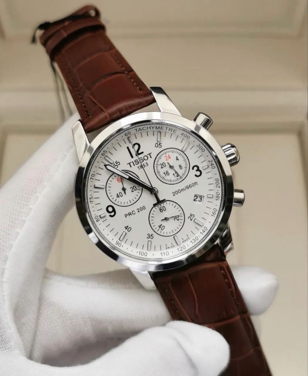 Tissot PRc 200 - Couro Marrom 