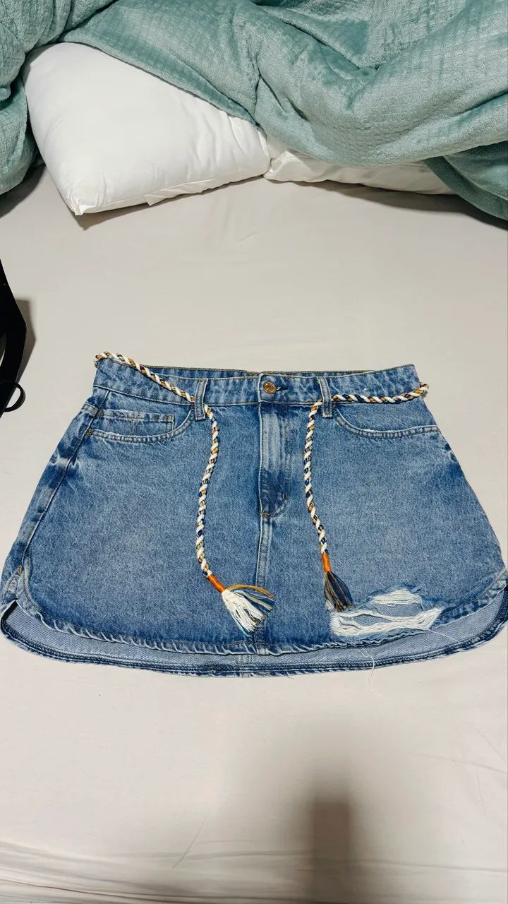 Saia jeans, vestido, e Short da Nike original 