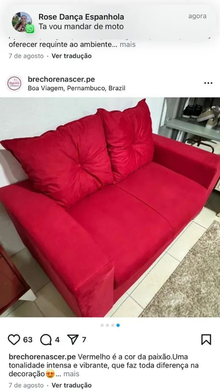 Sofa 2 lugares de fábrica  - Foto 4
