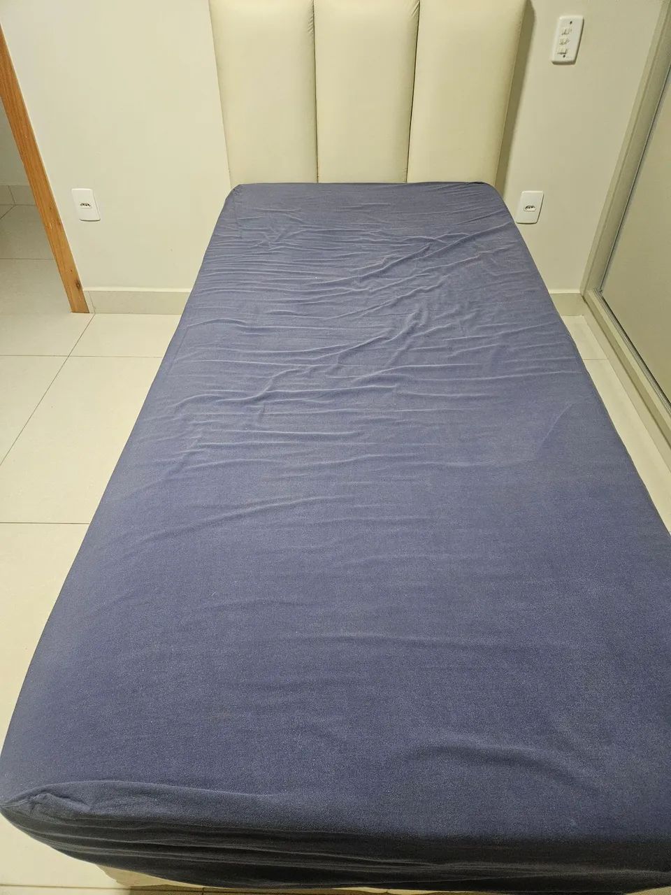 Cama box solteiro completa 