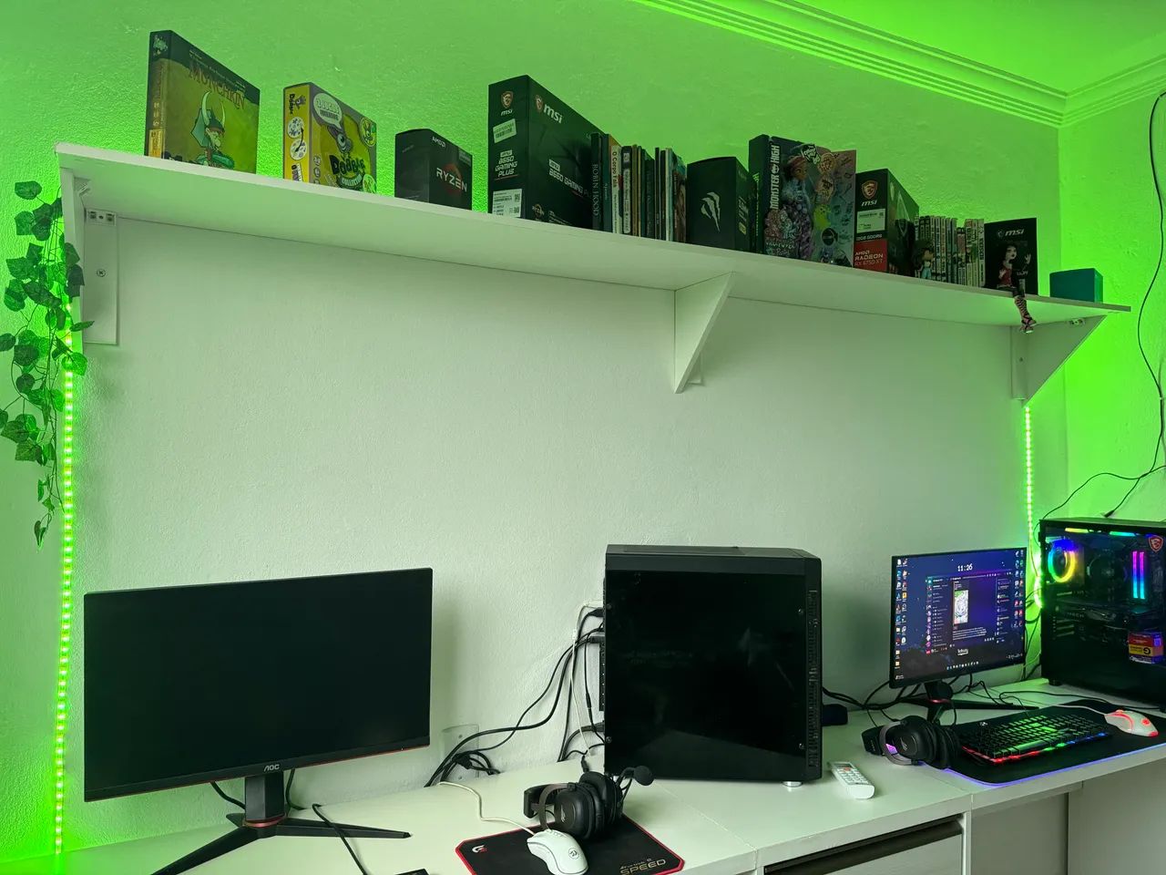 MESA DUPLA GAMER/ESCRITÓRIO - Foto 2