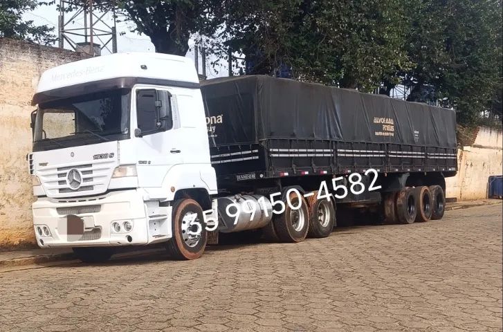 Conjunto MB 1938s 2004 e Carreta LS Random 2011 3 eixos