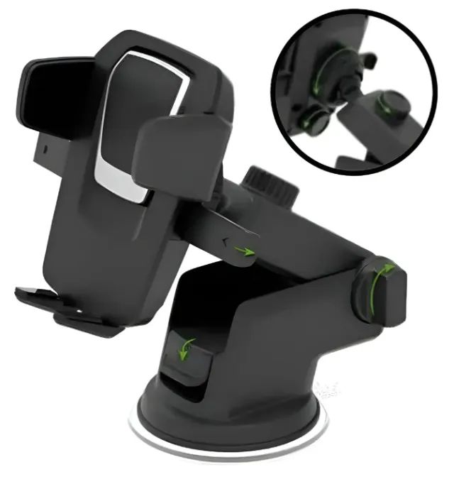 Suporte Celular Carro Veicular Trava Automática Anti Queda - Foto 2