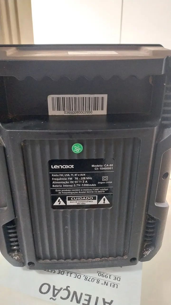 Caixa de som lenoxx Ca80