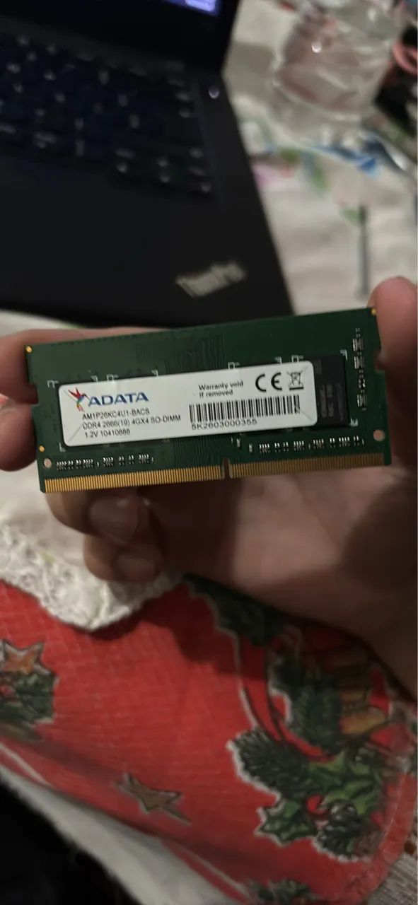 memória 2x 4gb da adata 2666mhz SODIMM - Foto 2