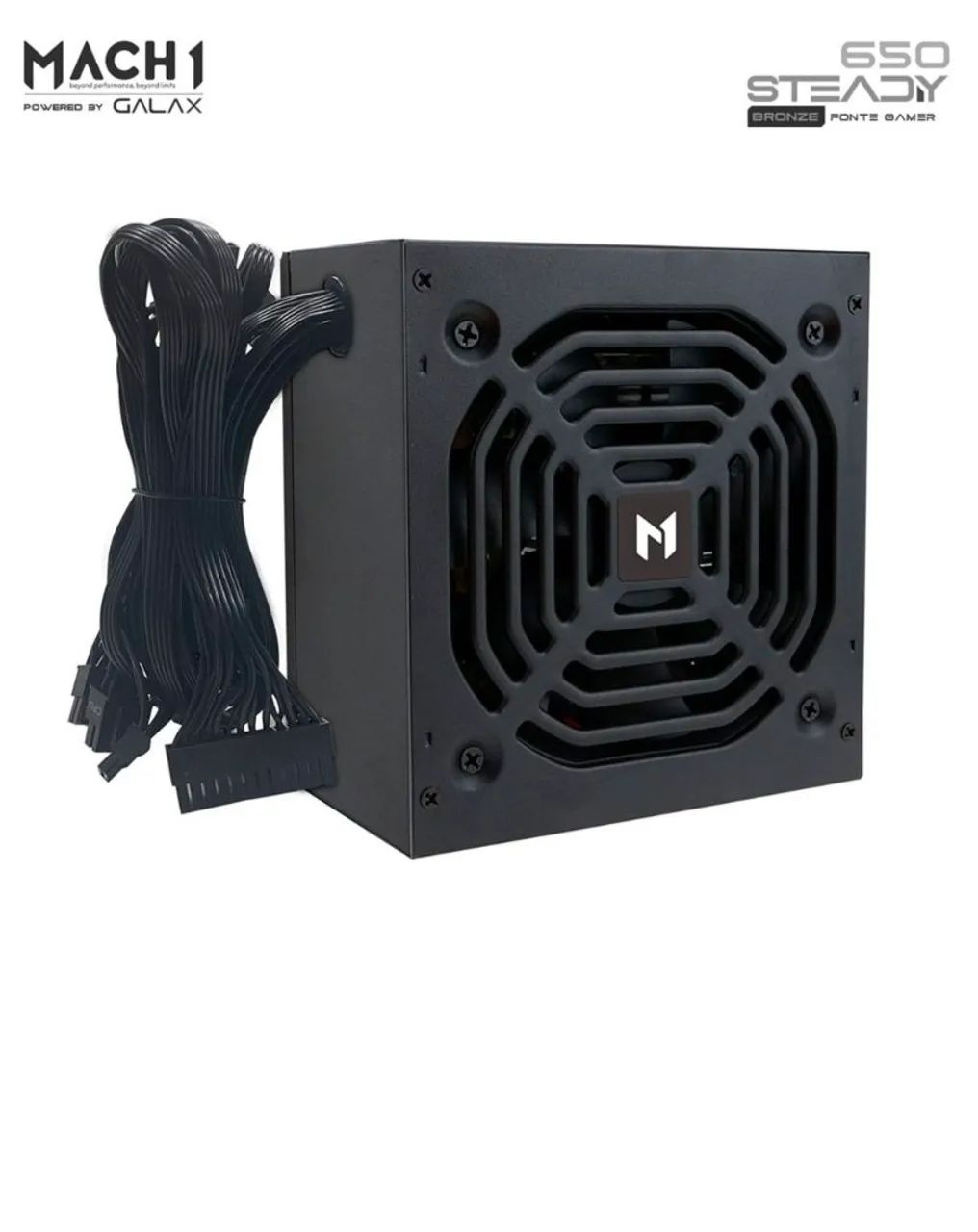 FONTE GALAXY MACH1 STEADY 650W, 80 PLUS BRONZE. NOVA NA CAIXA. - Foto 2