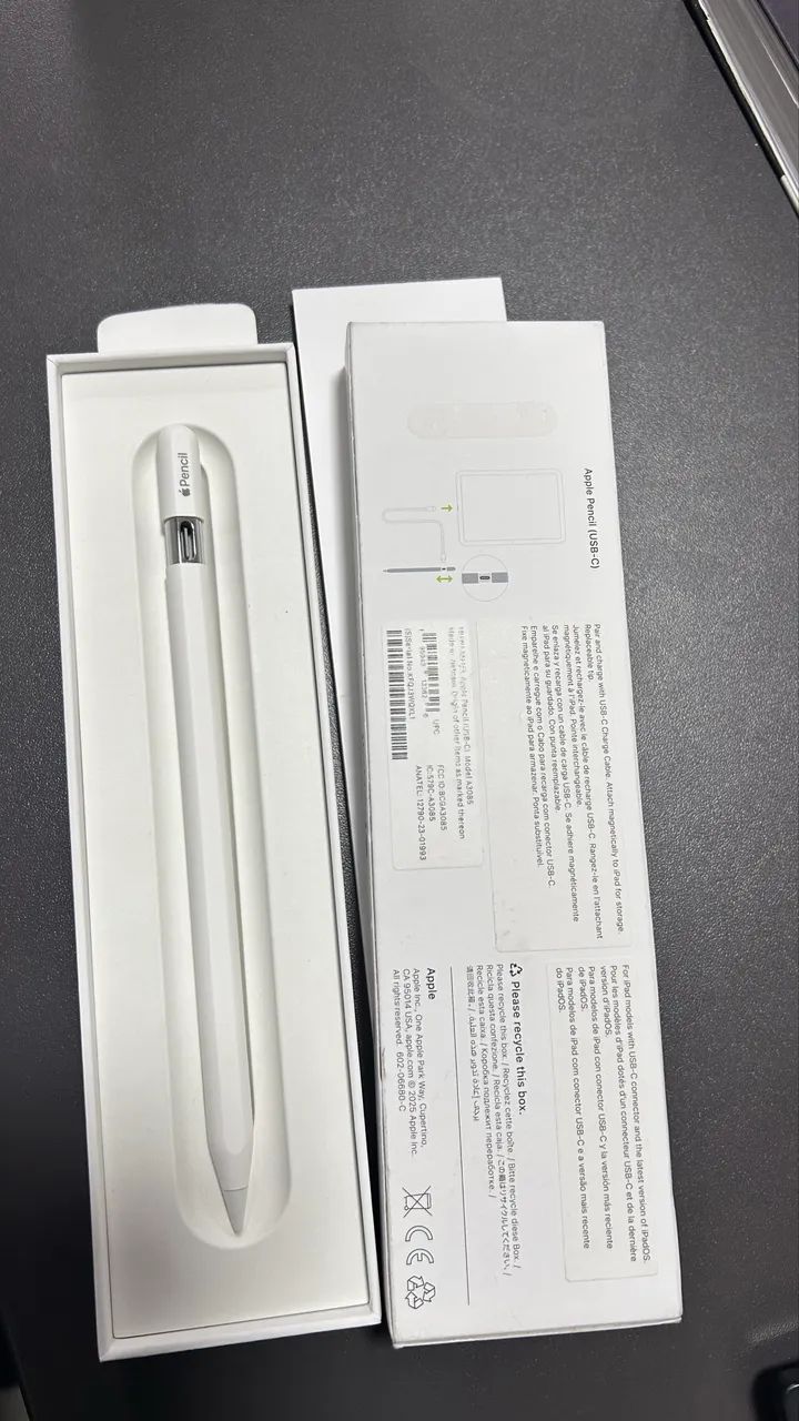 Apple Pencil USB-C Original - A3085 - Novo na Caixa - Foto 2