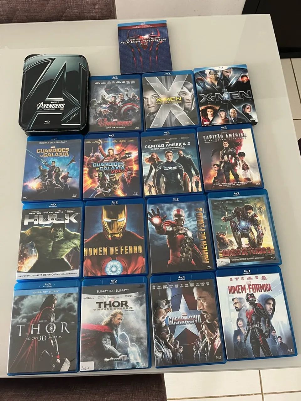 Filmes Blu ray - Lote Marvel 