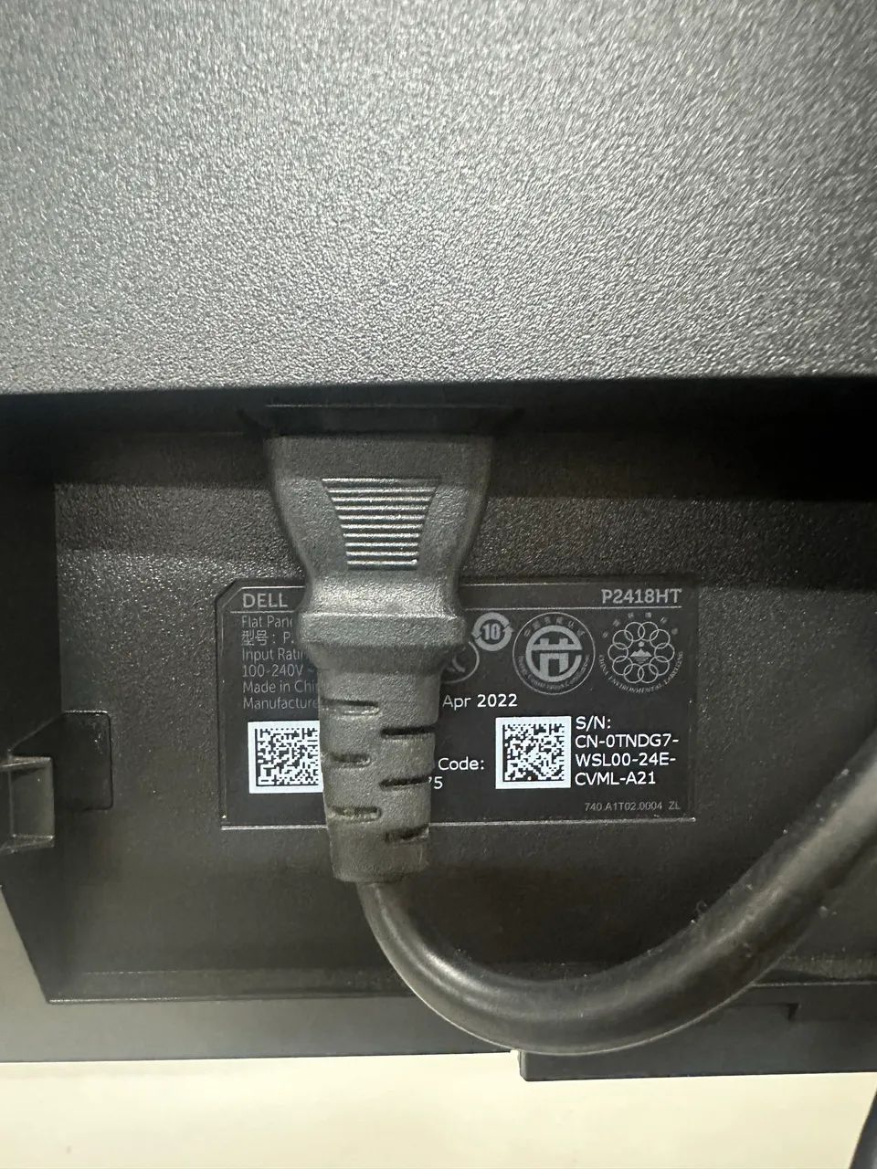 Monitor TOUCH IPS Dell 24? Full Hd - Foto 4