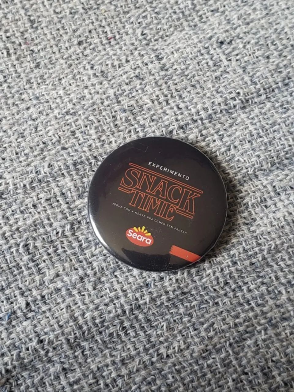 botton stranger things ccxp seara snack time broche - Foto 2