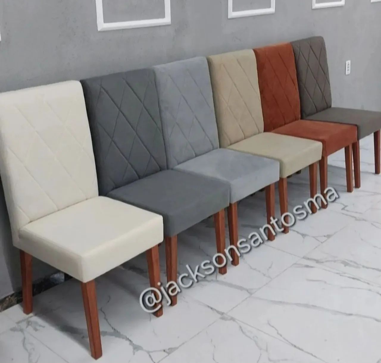 4 Cadeiras Luxo Com Cabeceiras (Pronta Entrega) - Foto 3