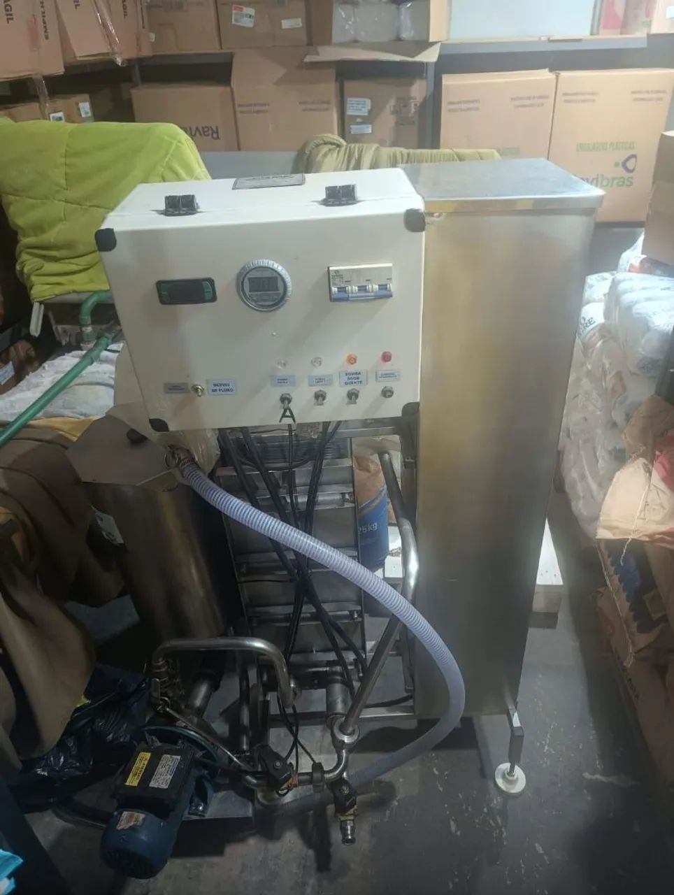 Pasteurizador rápido para queijo e leite 500 litros/hora suck milk - Foto 2