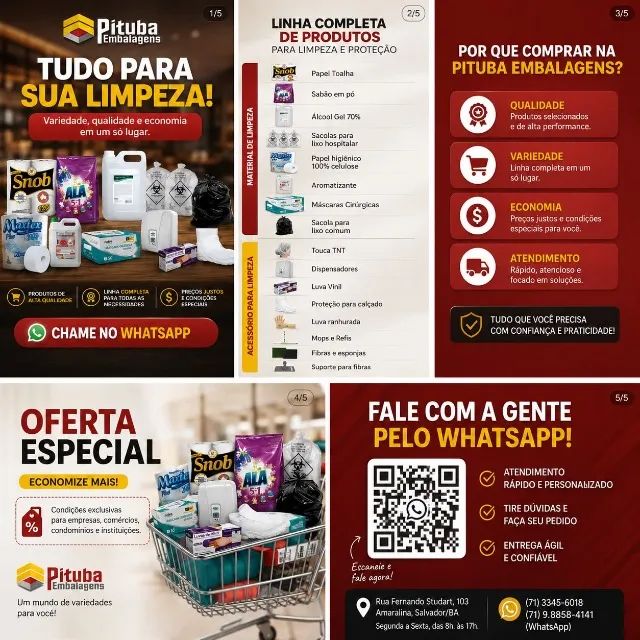 PRODUTOS DE LIMPEZA E DESCARTAVEIS EM GERAL