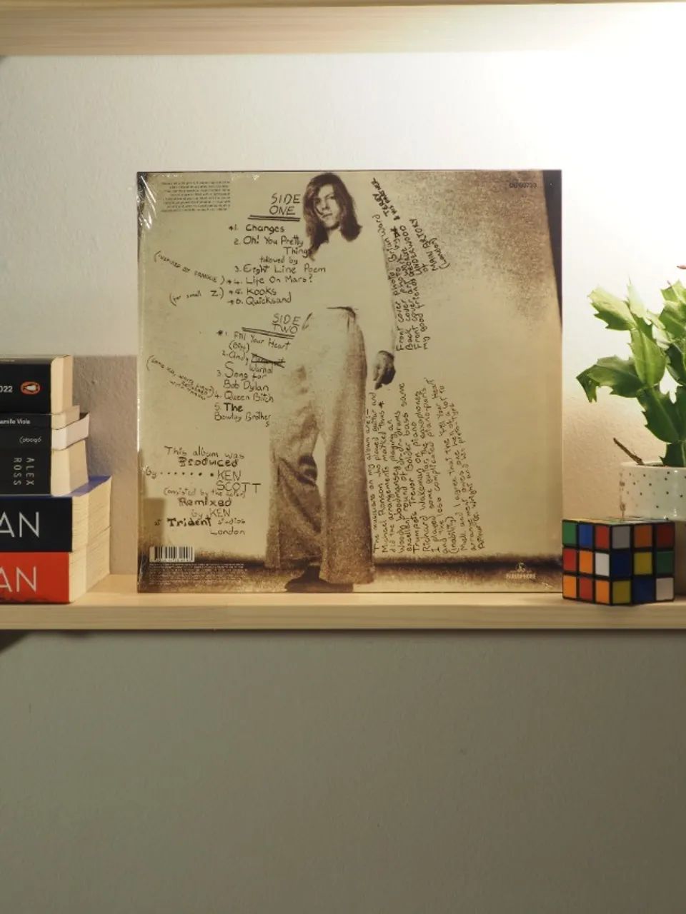 Álbum vinil 'Hunky Dory' de David Bowie importado e lacrado - Foto 2