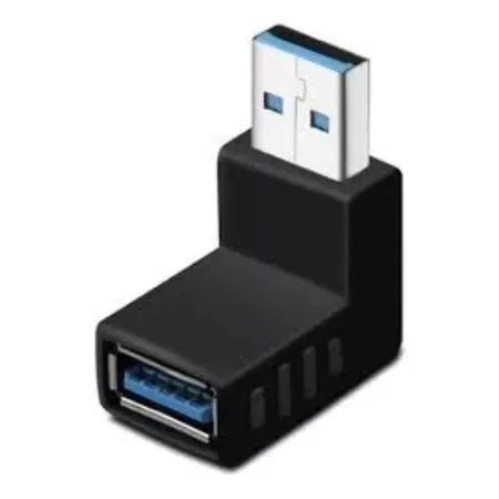 Adaptador Usb 3.0 90 Graus Macho e Femea - Foto 2