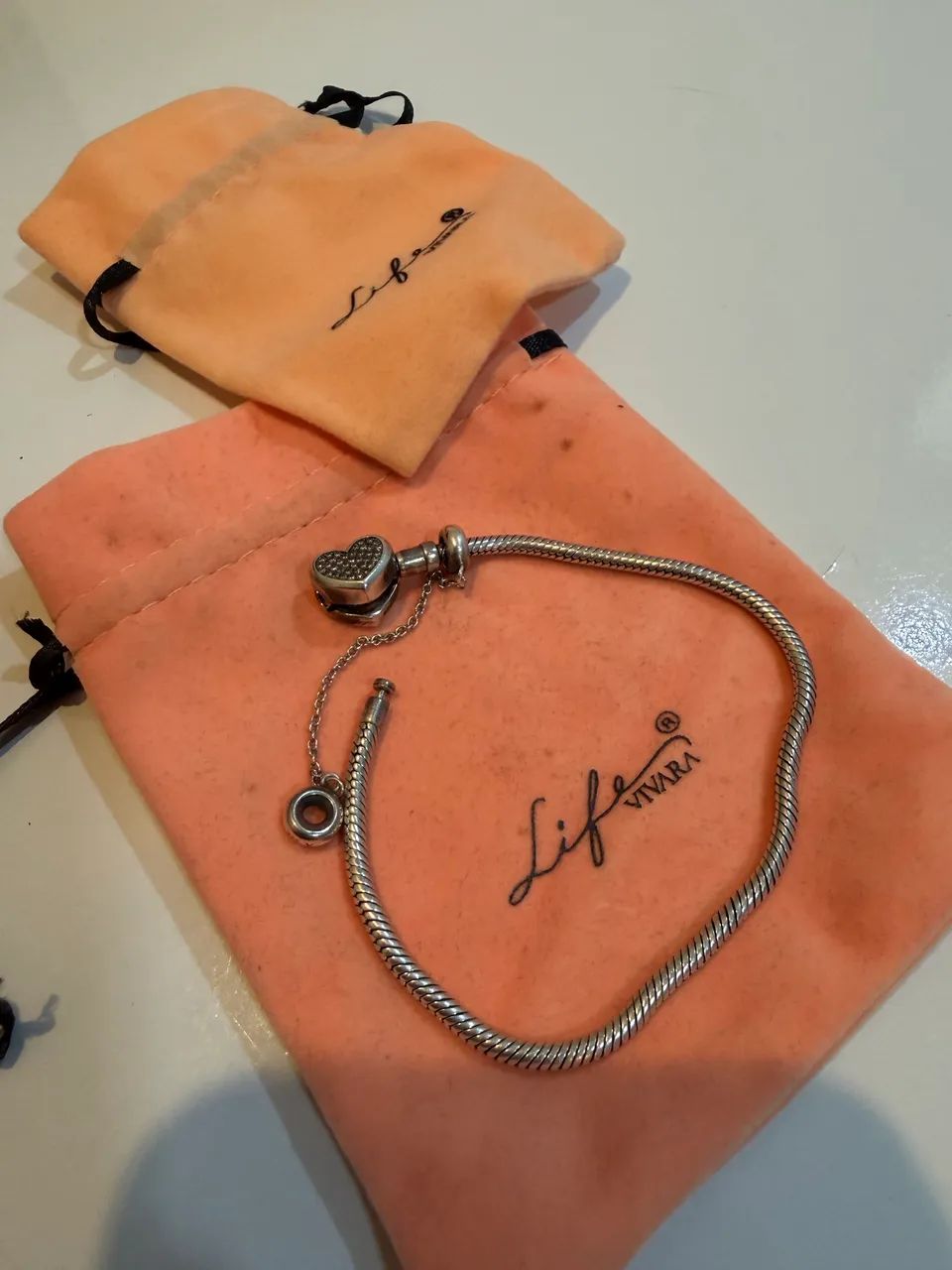 pulseira life by vivara coração - Foto 5