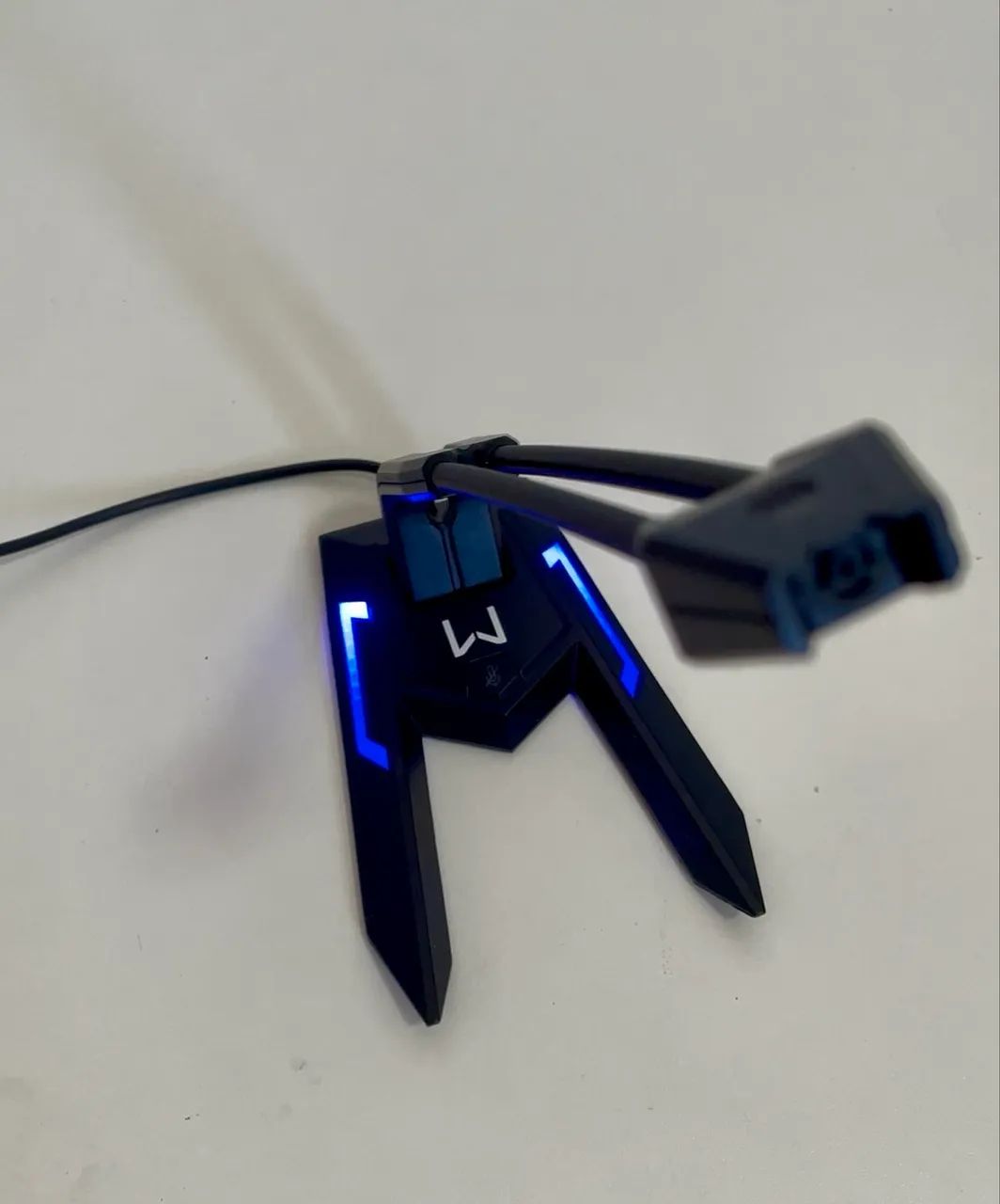 Microfone Gamer Olier USB LED Preto Warrior - PH255