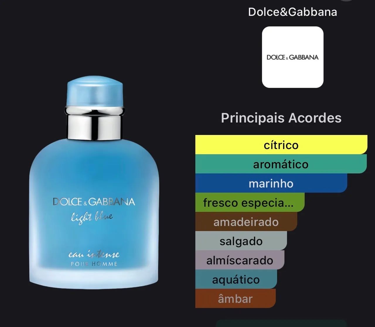 DG Light Blue eau intense 100ml **DESCONTINUADO** - Foto 2