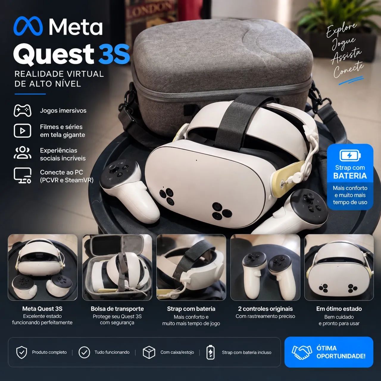 Óculos Meta Quest 3s