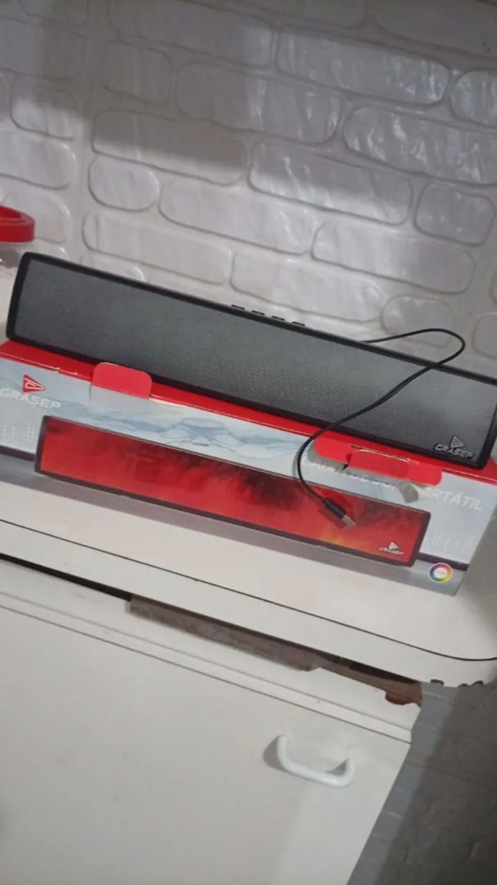 Caixa de Som Portátil Soundbar Grasep Modelo D-G105 com Bluetooth - Foto 4