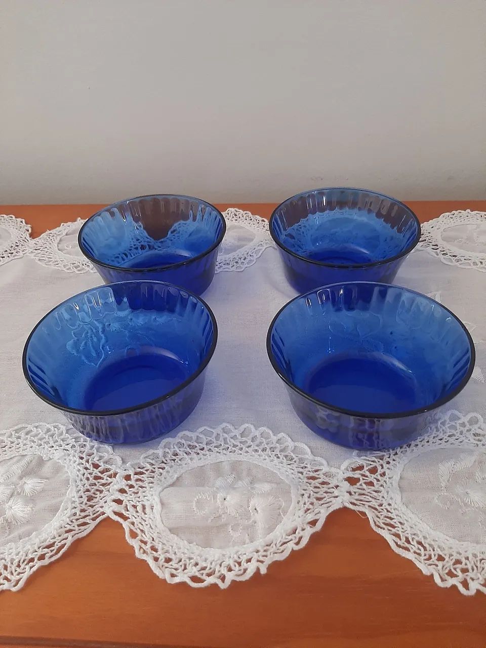Tigelas, cremeras colorex azul